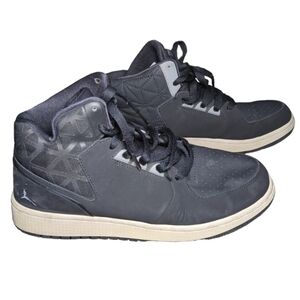 Air Jordan 1 Flight 3 Black High Top Basketball Shoes Size 7Y